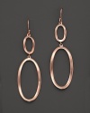 Organic and bold, these rose gold link earrings shine with your every move. By Ippolita.