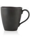 Find stylish versatility in the organic shape and matte-glazed finish of this Casual Luxe mug from Donna Karan by Lenox. Durable stoneware in modern black is an ideal host for everyday meals and a natural go-to for entertaining.