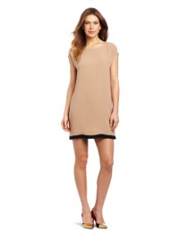 Joie Women's Nixon Dress, Camel/Caviar/New Moon, Medium