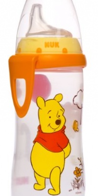 NUK Disney Winnie the Pooh 10 Ounces Active Cup Silicone Spout, 12+ Months