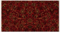 Couristan 3791/4872 Everest Isfahan/Crimson 3-Feet 11-Inch Round Rug