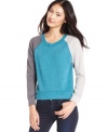 Colorblocking and contrast sleeves add a cool edge to this Alternative Apparel top -- pair with your fave denim!