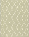 Area Rug 3x5 Rectangle Transitional Sage Color - Surya Fallon Rug from RugPal