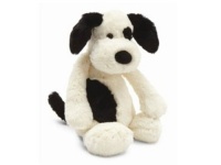 Jellycat Bashful Black & Cream Puppy Large