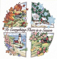 Dimensions Needlecrafts Stamped Cross Stitch, A Season For Everything