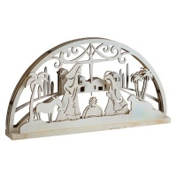 Enesco Flourish Nativity Centerpiece, 8-Inch