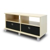 Furinno 11156SBE/BK (99966R1) Entertainment Center -Steam Beech Finish