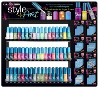 L.A. Colors Nail Art - Art Deco Nail Polish - Original 22 pc. Set (Display Not Included)