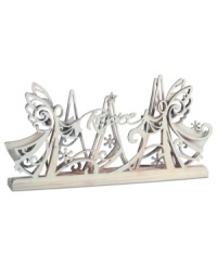 Rejoice and be merry with this Angels Centerpiece that brings a little bit of the true meaning of Christmas to your home.