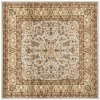 Safavieh LNH214G Lyndhurst Collection Square Area Rug, 7 by 7-Feet, Grey and Beige