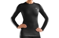 Women's ColdGear® Fitted Longsleeve Crew Tops by Under Armour