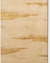 Couristan 1424/2020 RYTHMIA Dusk 66-Inch by 96-Inch Wool Area Rug, Beige/Wheatfield