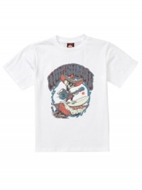 Along for the ride. He'll be kicked back and ready to relax in this t-shirt from Quiksilver.