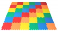 Rainbow Interlocking foam Wonder Mats: 36 Pieces at 12 X 12 X ~9/16 Extra Thick