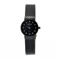 Skagen Women's 358XSBBB Quartz Stainless Steel Black Dial Watch