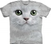 Green Eyes Cat Face The Mountain Tee Shirt Adult S-XXXL SIZE: Medium