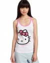 Hello Kitty Women's Fluffy Cuite Tank Top, Pink, Small