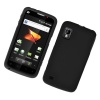 Black Hard Plastic W/ Rubberized Coating Texture Case Cover for ZTE N860 Warp