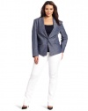 Calvin Klein Women's Plus-Size Pick Stitch Jacket