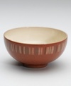 Warm, natural colors and a retro feel combine in this decidedly modern rice bowl. Safe for use in the microwave, freezer, oven and dishwasher. From Denby's collection of dinnerware and dishes.