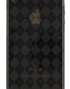 Apple iPhone 4 Flexi Rubber Case Argyle (Grey) 16GB, 32GB 4th Gen iPhone 4G