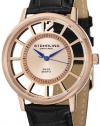 Stuhrling Original Men's 388S.334514 Classic Winchester Swiss Quartz Rose-Tone Watch Set