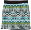 Energie Girls 7-16 Reversible Printed Skirt, Zig Zag, Medium