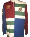 Polo Ralph Lauren Men's Multi Color Long Sleeve Rugby Shirt