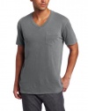 7 For All Mankind Men's Pigment Dyed V-Neck T-Shirt