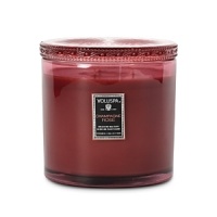 Lend warmth and ambience to your space with this softly scented candle from Voluspa. Smooth coconut-based wax blended with essential oils in a variety of scents is poured in a sturdy glass lidded pot.