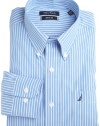 Nautica Men's Long Sleeve Stripe Ocean Wash Shirt