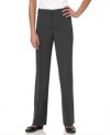 Clean styling and a hint of stretch lend chic versatility to these must-have petite pants from Jones New York. (Clearance)