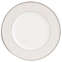 Lenox Opal Innocence Platinum Banded Bone China 9 Accent Plate