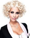 Short Blonde Curly Wig Theatre Costumes Accessory Theatrical Production