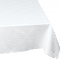 Lenox Simply Fine 60 by 120-Inch Oblong / Rectangle Tablecloth, White