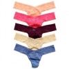 Hanky Panky Signature Lace Low Rise Thong 5-Pack, One Size, Glam Garden