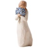 DEMDACO Willow Tree Figurine, Forget Me Not