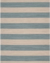 Area Rug 3x5 Rectangle Indoor/Outdoor Stormy Sea-Parchment Color - Surya Rain Rug from RugPal