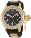 Invicta Men's 1436 Russian Diver Black Rubber Dial Watch