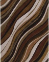 Brown Surya Artist Studio 5'x8' Contemporary Rectangle Area Rug from RugPal.com