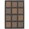 Couristan Recife Summit Indoor/Outdoor Area Rug - Cocoa/Black Size - 2 x 3.7 ft.