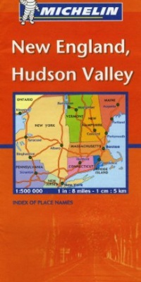 Michelin Map USA New England, Hudson Valley 581 (Maps/Regional (Michelin))