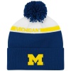 NCAA Michigan Wolverines Cuffed Knit Hat, One Size Fits All,Navy/White/Yellow