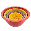 Made of recycled melamine, this patented product exudes fun. Eco-friendly with a sense of whimsy, it's a party in a bowl.