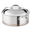 6 Qt. Round Roaster w/ Lid - All-Clad Copper Core