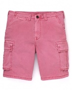 Pair these True Religion cargo shorts with a crisp cotton button-up for a trend-right take on a classic.