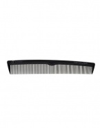 T3 Anti-Static Carbon ionic combs are professional quality, forged from Tourmaline and Carbon and as a result they will resist the heat of modern high-temperature styling tools. Long body with well-spaced teeth distributes hair through plates, perfect to use together with a flatiron -- the professional's secret for an extra straight and sleek finish. 2 X 8 