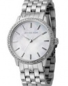 Michael Kors Women's MK3118 5-Link Round Mother-Of-Pearl Glitz Watch