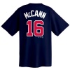 Brian Mccann Atlanta Braves Name and Number T-Shirt ATHLETIC NAVY