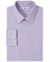 It's all about strategy. Make your next big move in classy checkers with this dress shirt from Bill Blass.